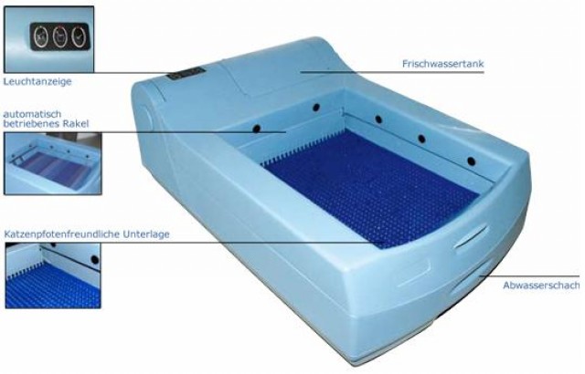 Die erste Katzen Wassertoilette mit echter Wasserspülung.  - Katzen Zubehoer - Mönchengladbach