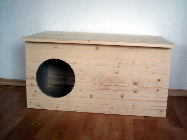 Wurfkiste aus liebevoller Handarbeit  - Katzen Zubehoer - Münster