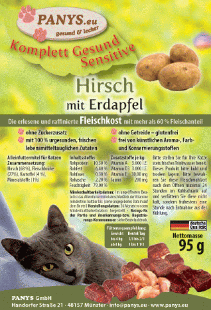 Katzenfutter ohne Chemie und ohne Getreide - Katzen Zubehoer - Buchholz