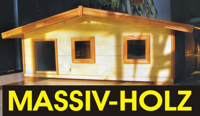Original CATSHOME wetterfestes Katzenhaus aus Massivholz - Katzen Zubehoer - Augsburg