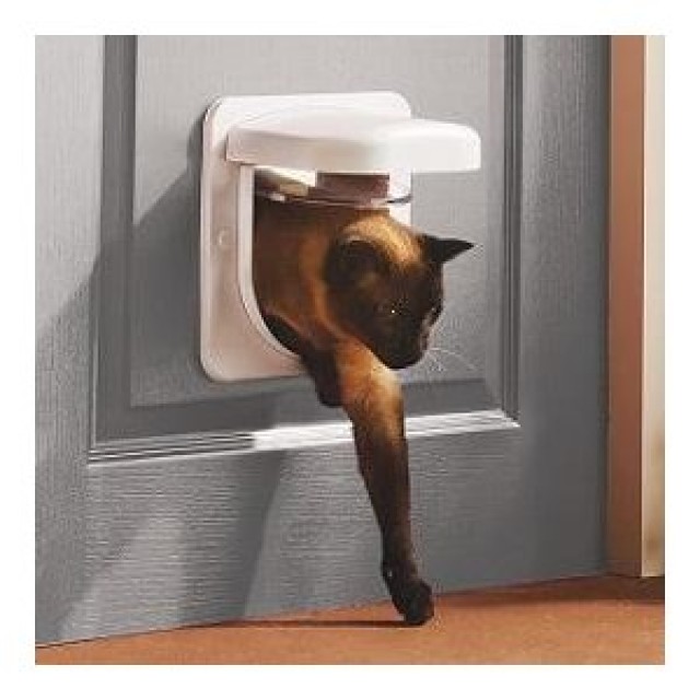 Petporte Smart Flap- Mikrochip Katzenklappe - Katzen Zubehoer - Bruckmühl