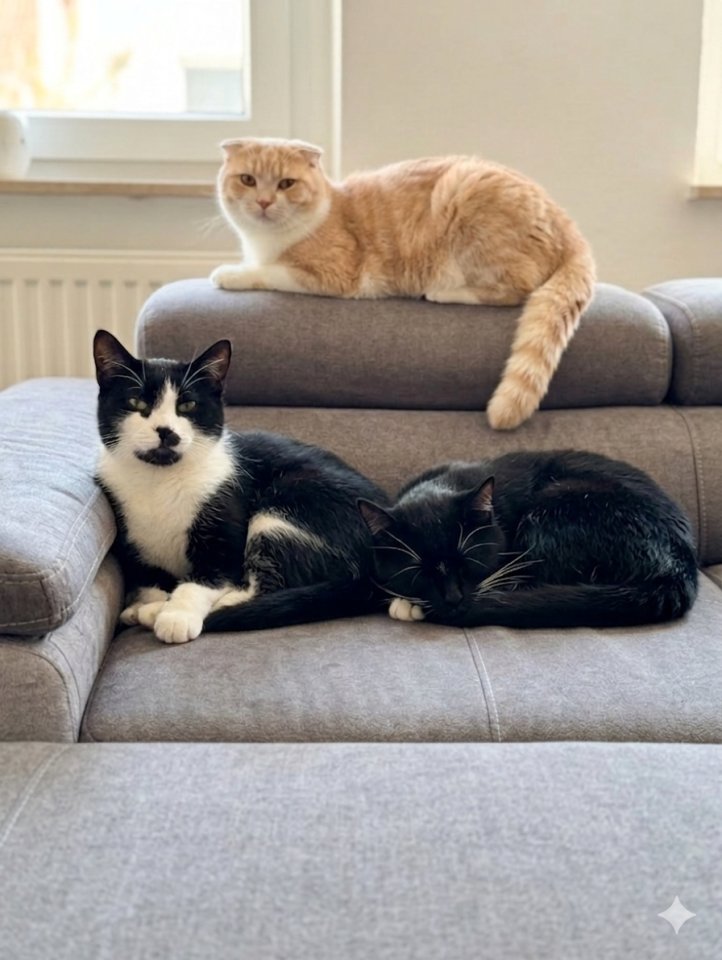 3 hauskater suchen ein neues Zuhause - Mischling - Hornburg